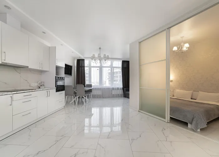 уютные люкс аркадия возле моря Apartamento